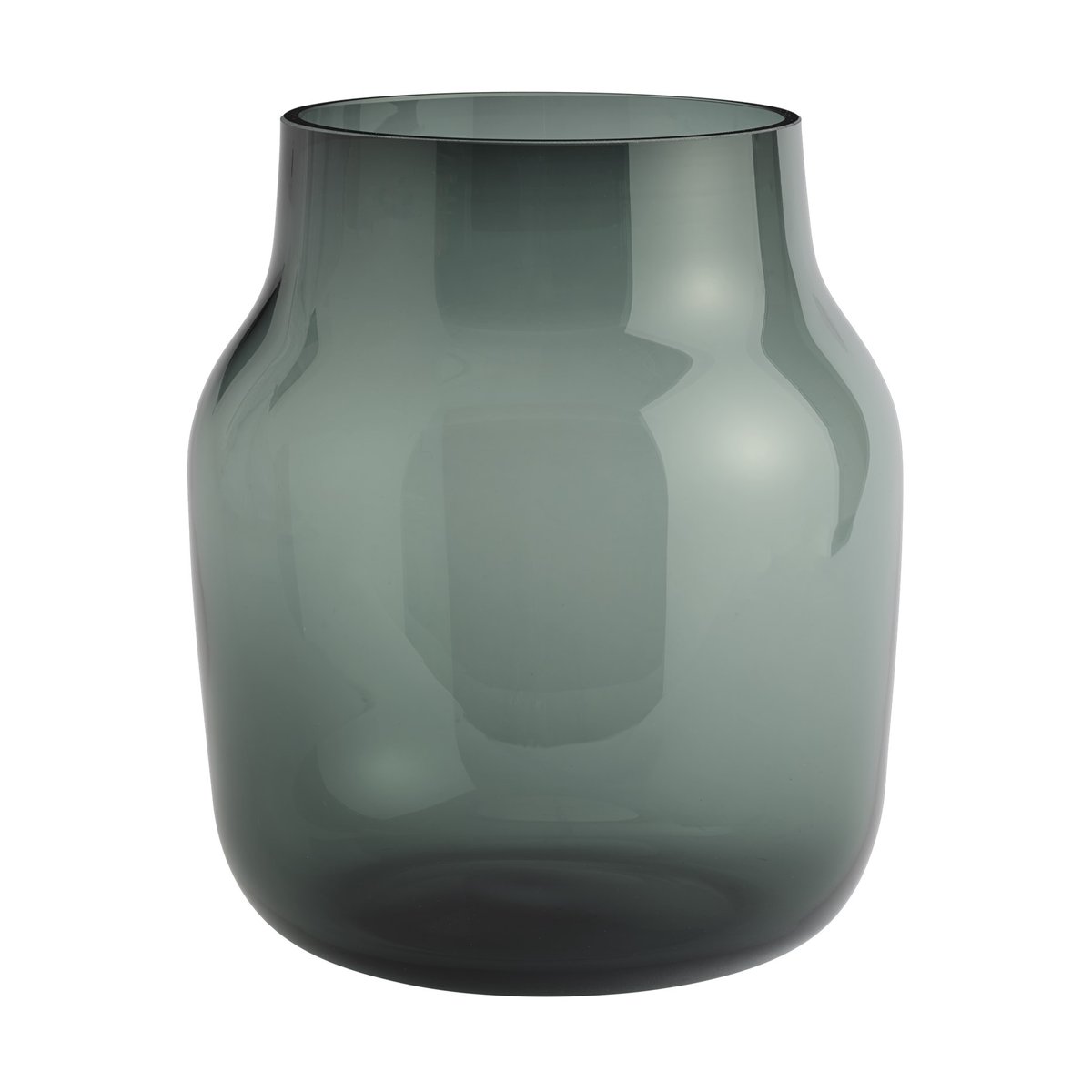 Muuto - Silent Vase Ø20 Dark Green