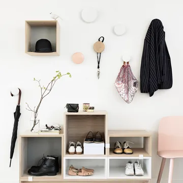 The Dots klesknagg hvit - Medium - Muuto