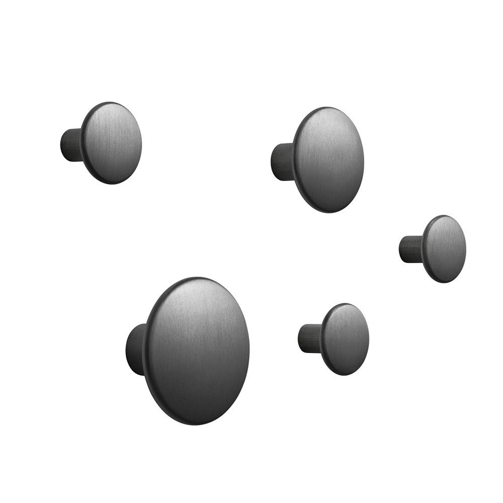 Muuto - Dots Metal Set Of 5 Black