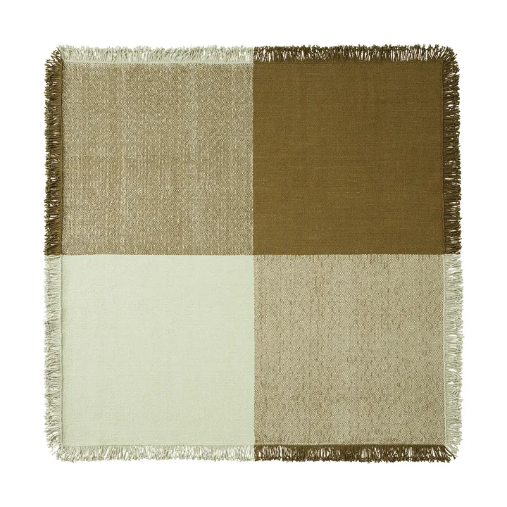 Verso ullteppe - Pale green-warm brown, 258x258 cm - Muuto