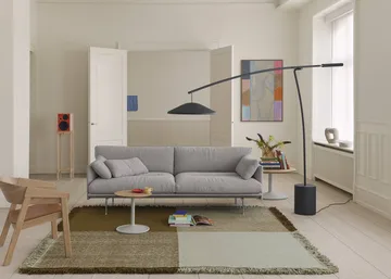 Verso ullteppe - Pale green-warm brown, 258x258 cm - Muuto