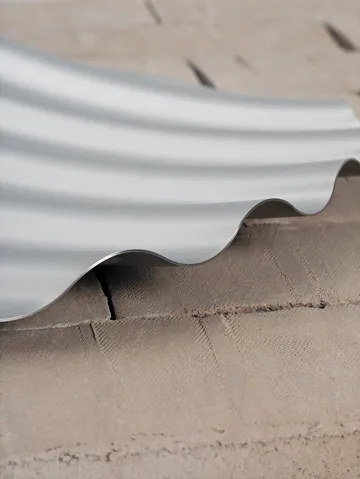 Wave brett Ø 50 cm - Rustfritt stål - Muuto