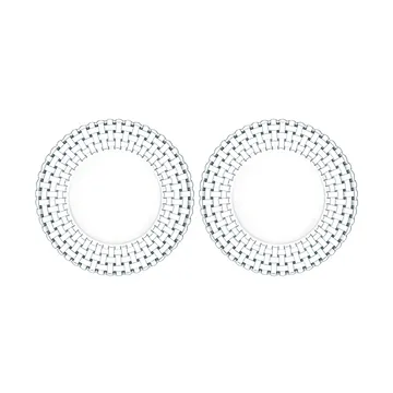 Bossa Nova tallerken 23 cm 2-stk. - Klar - Nachtmann