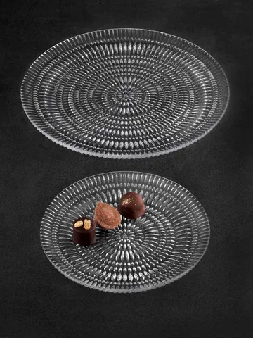 Ethno tallerken - 2-pakning, krystallglass, Ø32 cm - Nachtmann