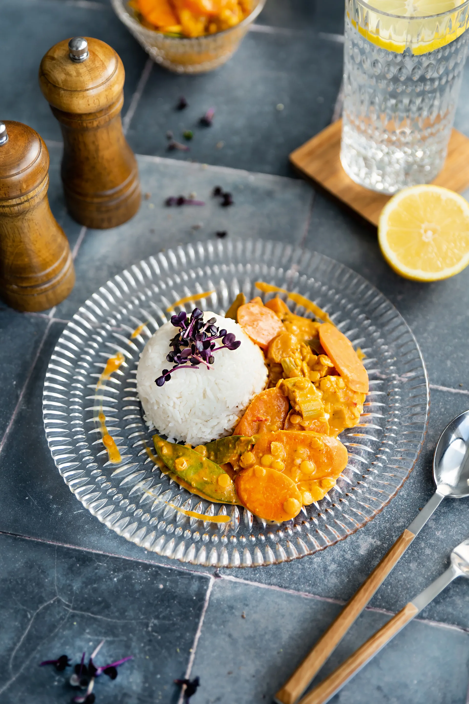 Ethno tallerken, 2-pakning, krystallglass, Ø32 cm Nachtmann