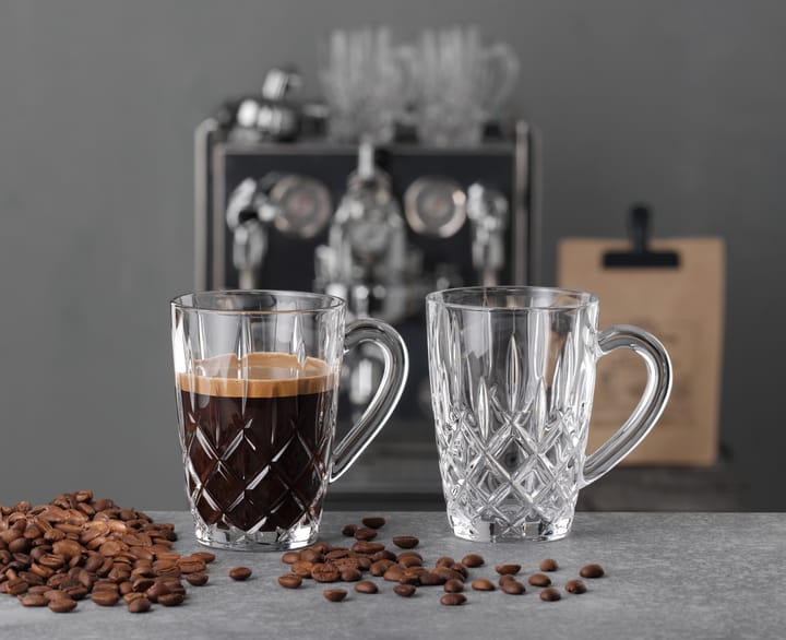 Noblesse Barista Coffee glass 34,7 cl 2-pakning, Clear Nachtmann