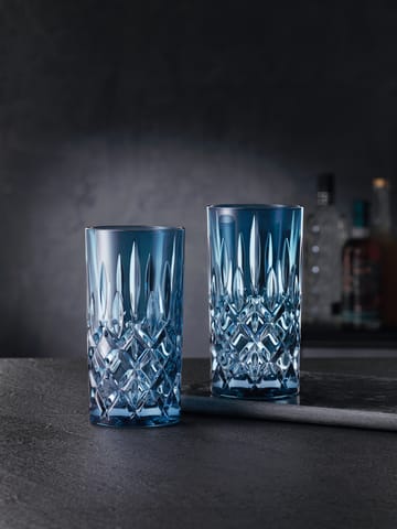 Noblesse Longdrink glass 39,5 cl 2-pakning - Vintage blue - Nachtmann