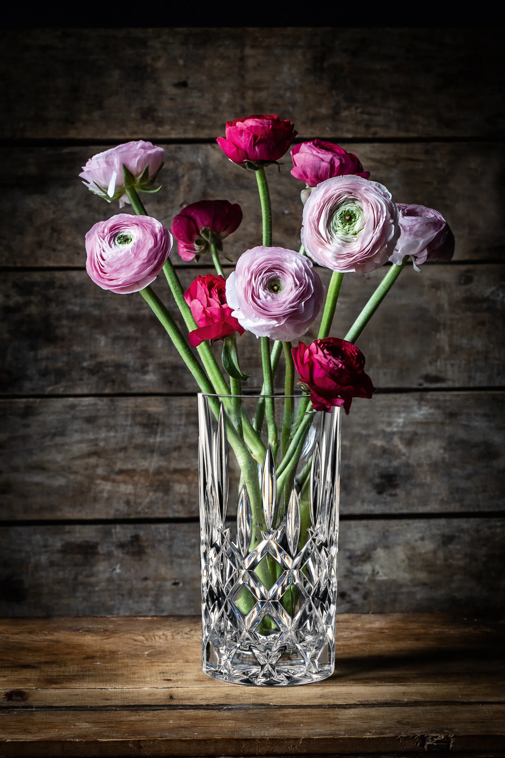 Noblesse vase, Krystallglass, 23 cm Nachtmann