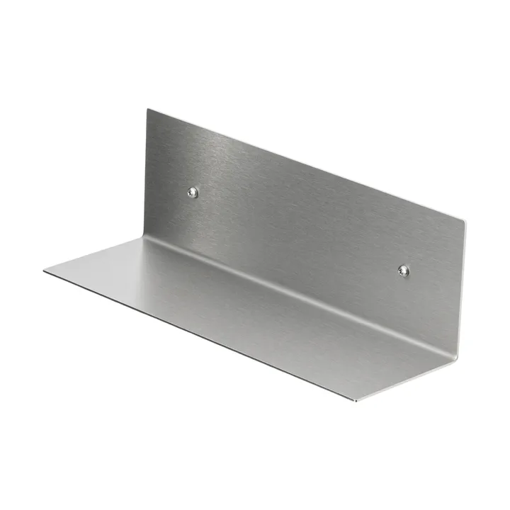 Nichba baderomshylle - Børstet rustfritt stål, 30 cm - Nichba