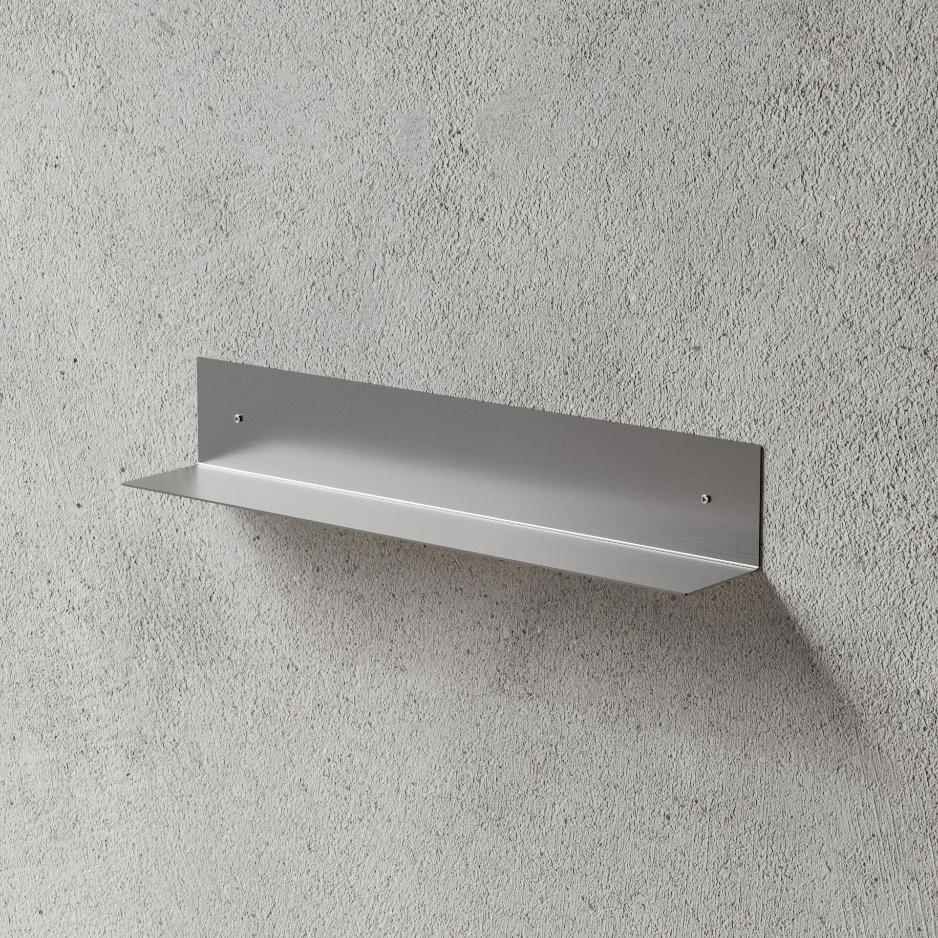 Nichba baderomshylle, Børstet rustfritt stål, 60 cm Nichba