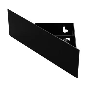 Nichba dusjhylle - Black, hjørne - Nichba