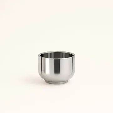 Nichba espressokopp - Rustfritt stål, Ø7 cm - Nichba