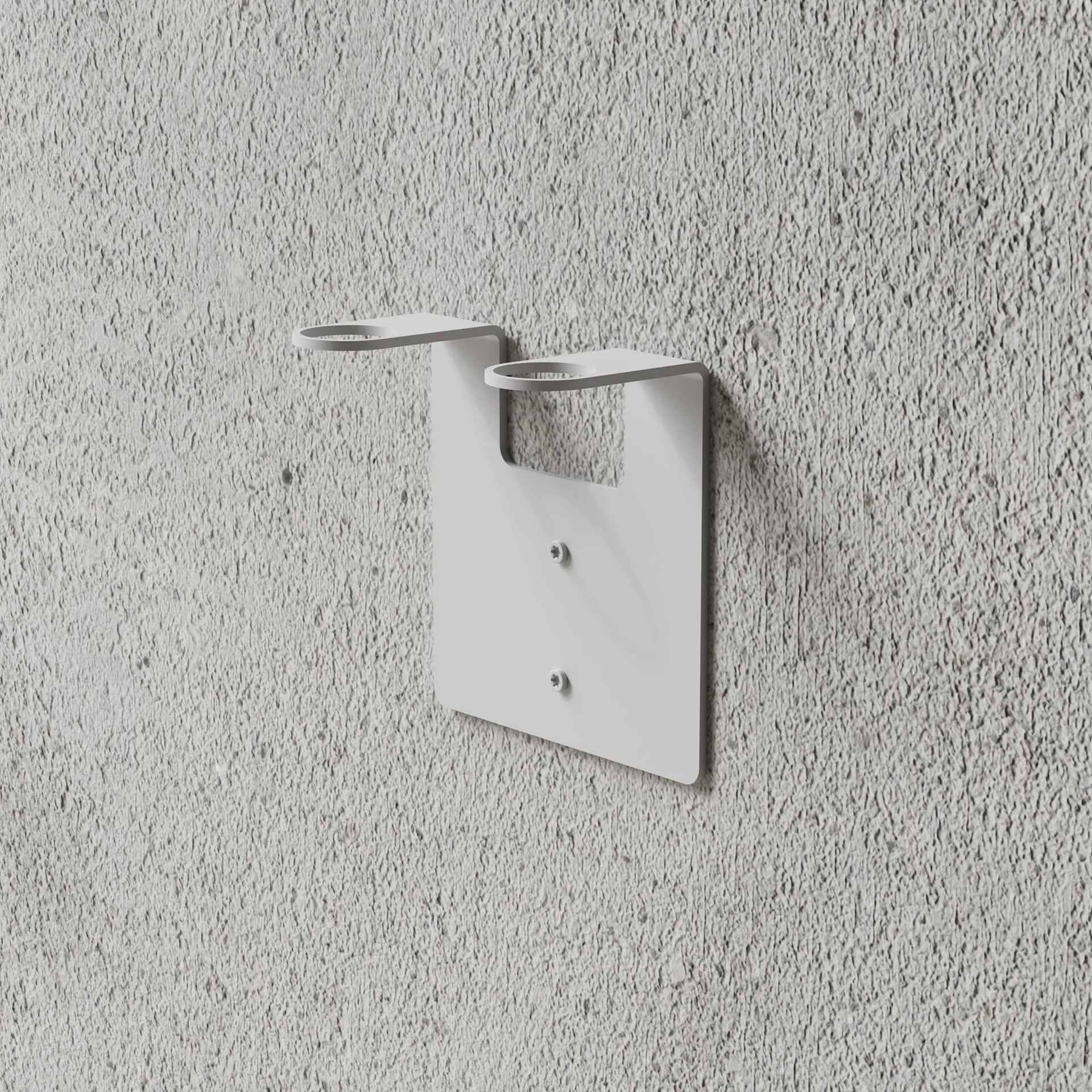 Nichba såpeholder, Hvit, dobbel Nichba