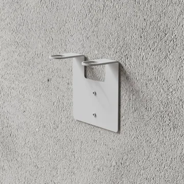 Nichba såpeholder - Hvit, dobbel - Nichba