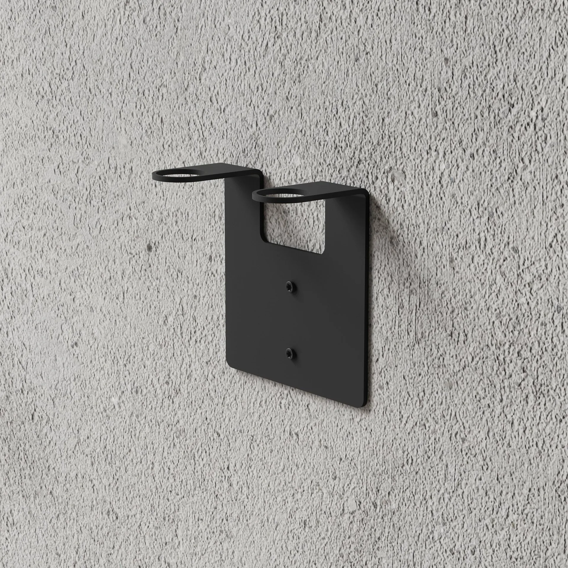 Nichba såpeholder, Svart, dobbel Nichba