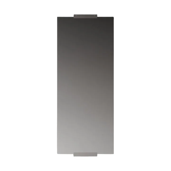 Nichba veggspeil - Børstet rustfritt stål, 145x60 cm - Nichba