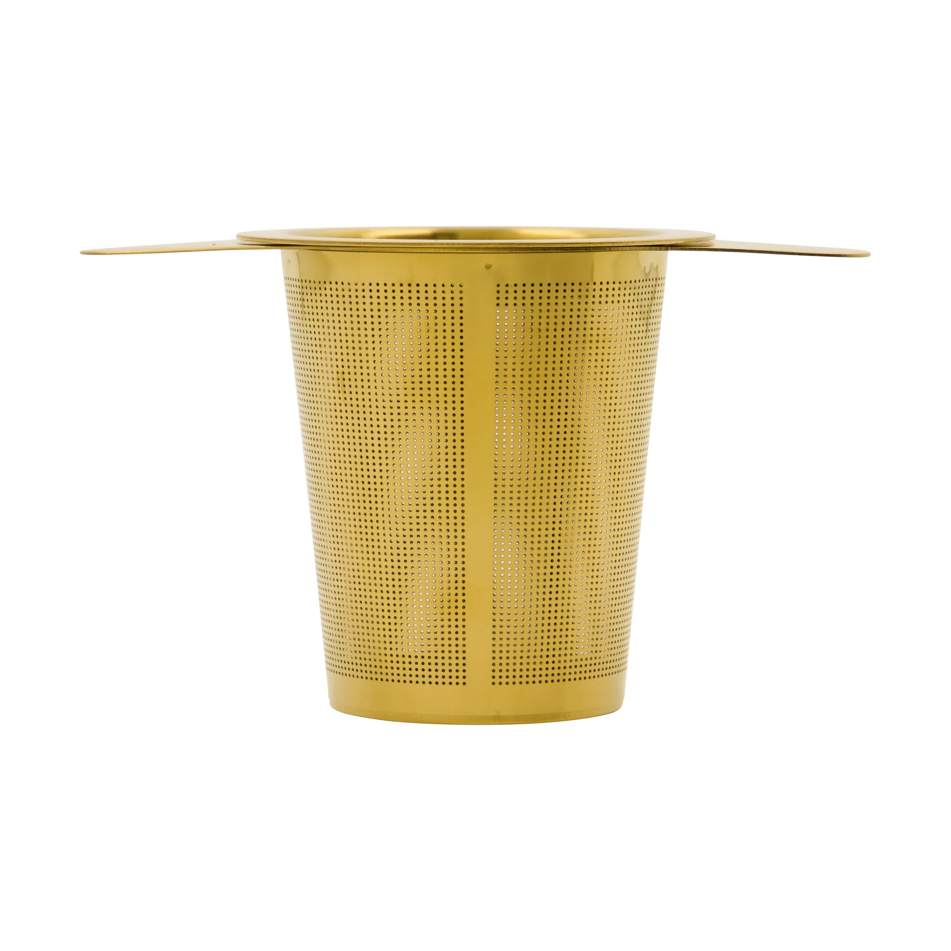 Nicolas Vahé tea strainer, Gyllen finish Nicolas Vahé