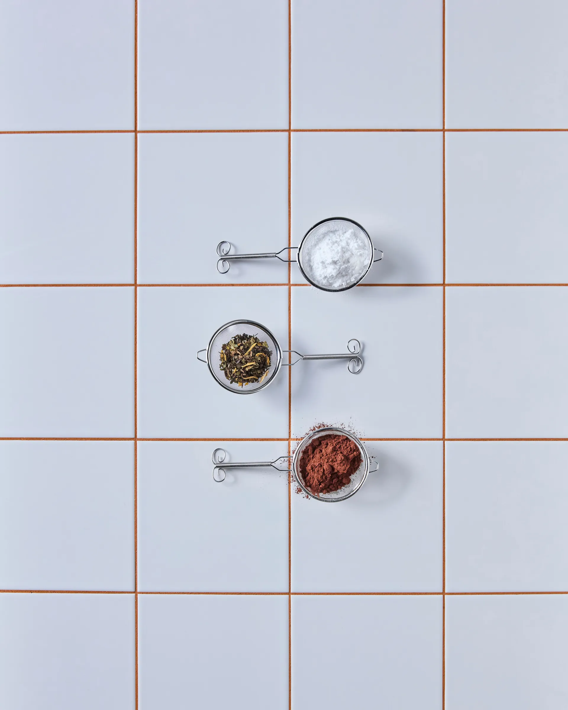 Nicolas Vahé tea strainer, Sølvfinish Nicolas Vahé