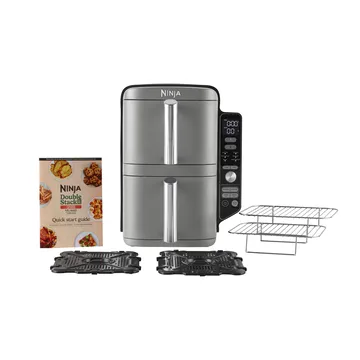 Ninja Air Fryer SL400EU dobbel stabel XL 2 skuffer 9,5 L - Svart - Ninja