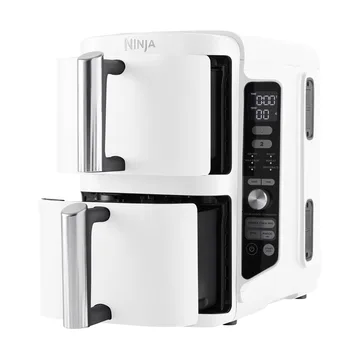 Ninja Air Fryer SL400EUWH dobbeltstakk XL 2 skuffer 9,5 L - Hvit - Ninja