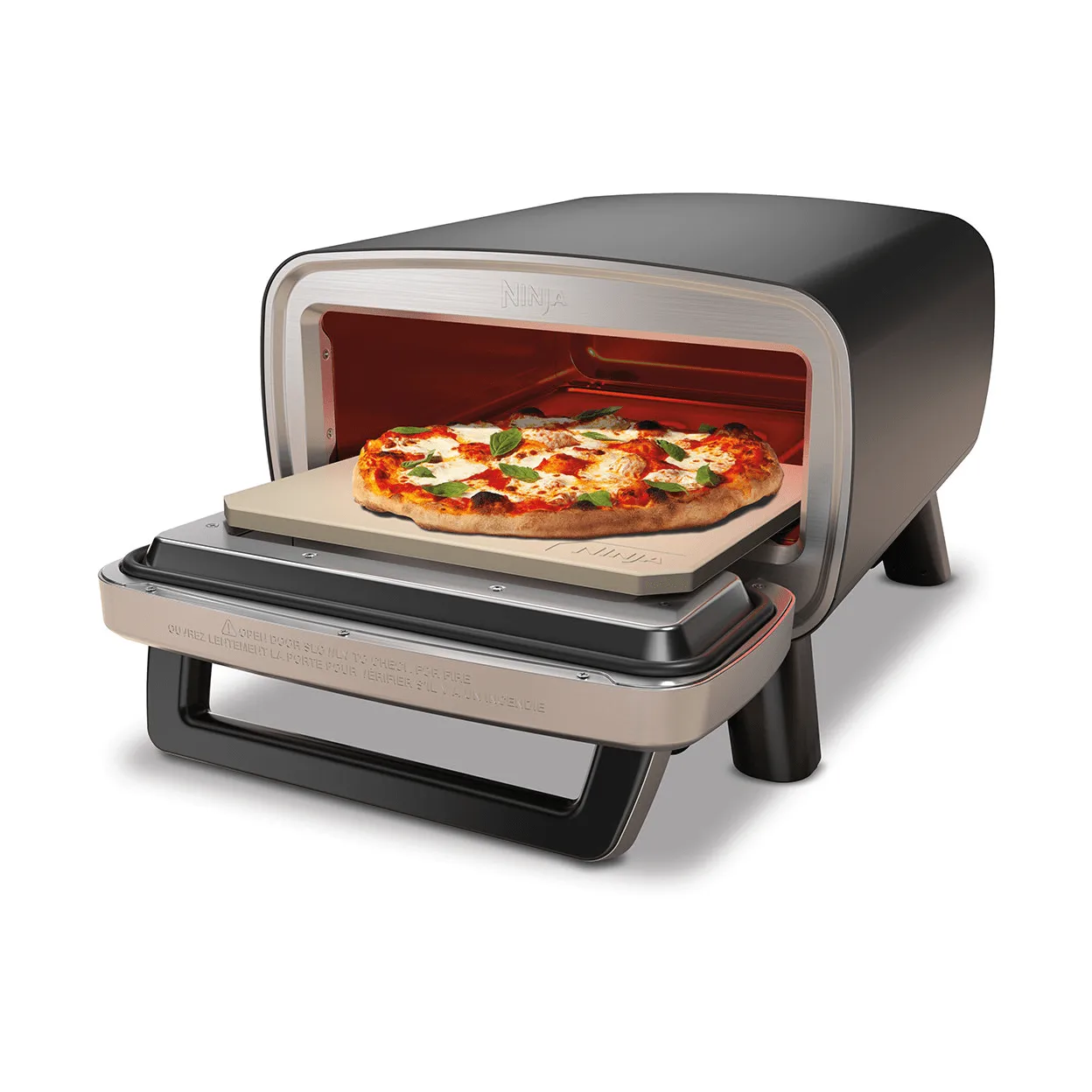 Ninja Artisan Electric pizzaovn og airfryer, Black Ninja
