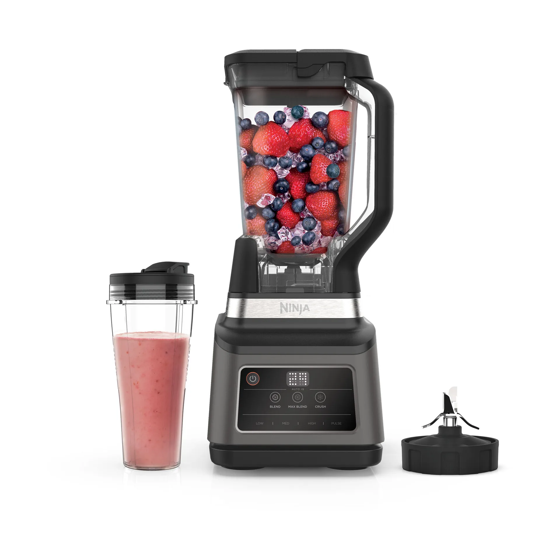 Ninja BN750 2-in-1 blender med Auto-iQ, Svart Ninja