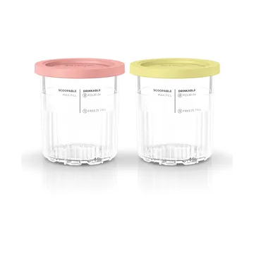 Ninja CREAMi 2 ekstra kopper 709 ml for NC501EU - Rosa/gul - Ninja