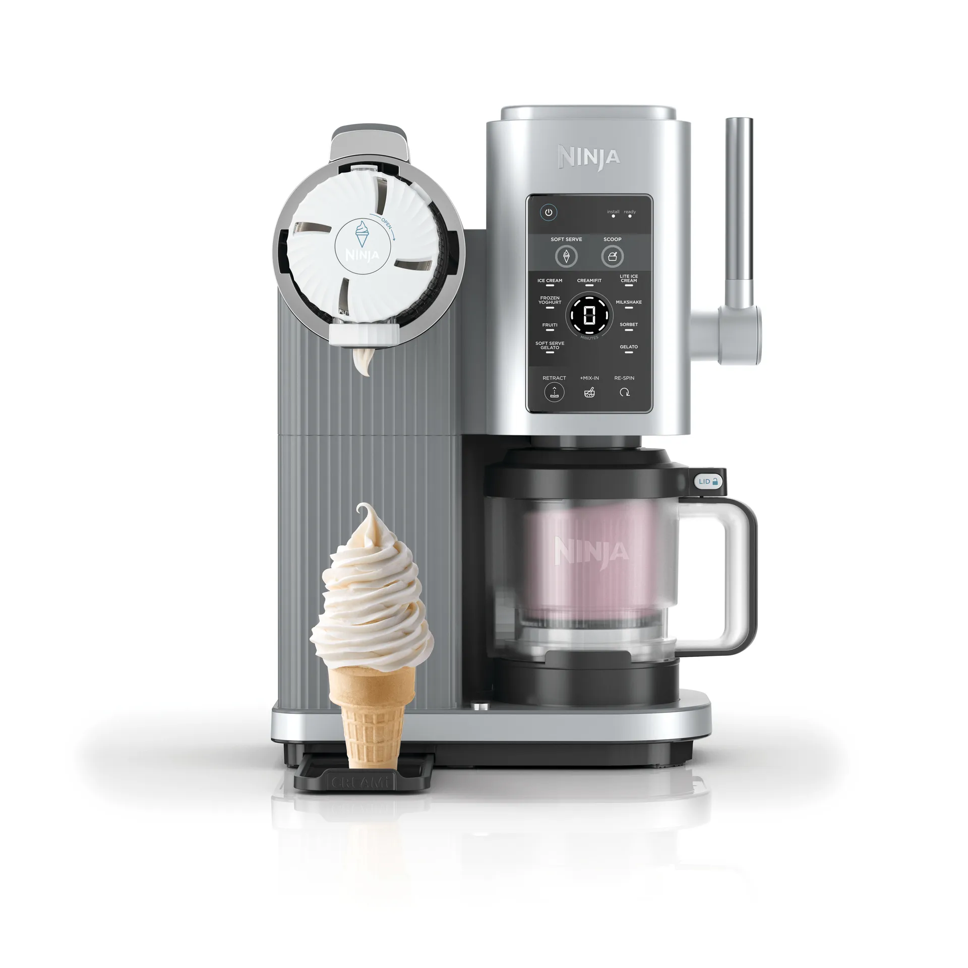 Ninja Creami Swirl is- og dessertmaskin, Black Ninja