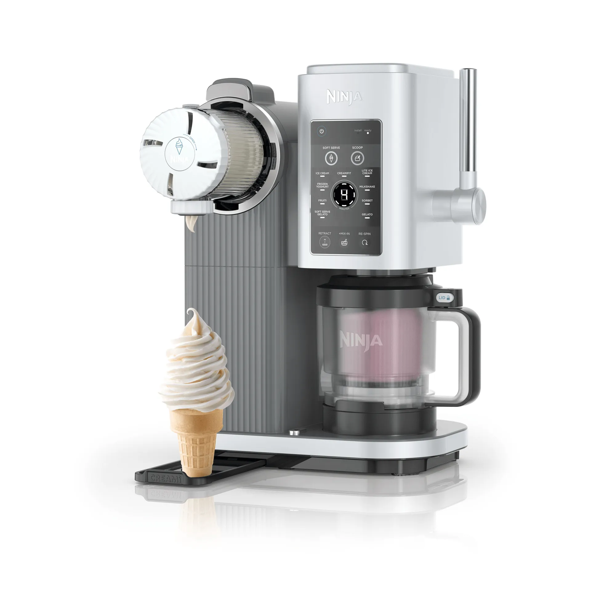 Ninja Creami Swirl is- og dessertmaskin, Black Ninja