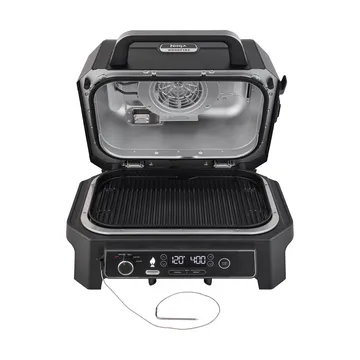 Ninja Woodfire elektrisk grill OG850EU smart cook system - Svart - Ninja