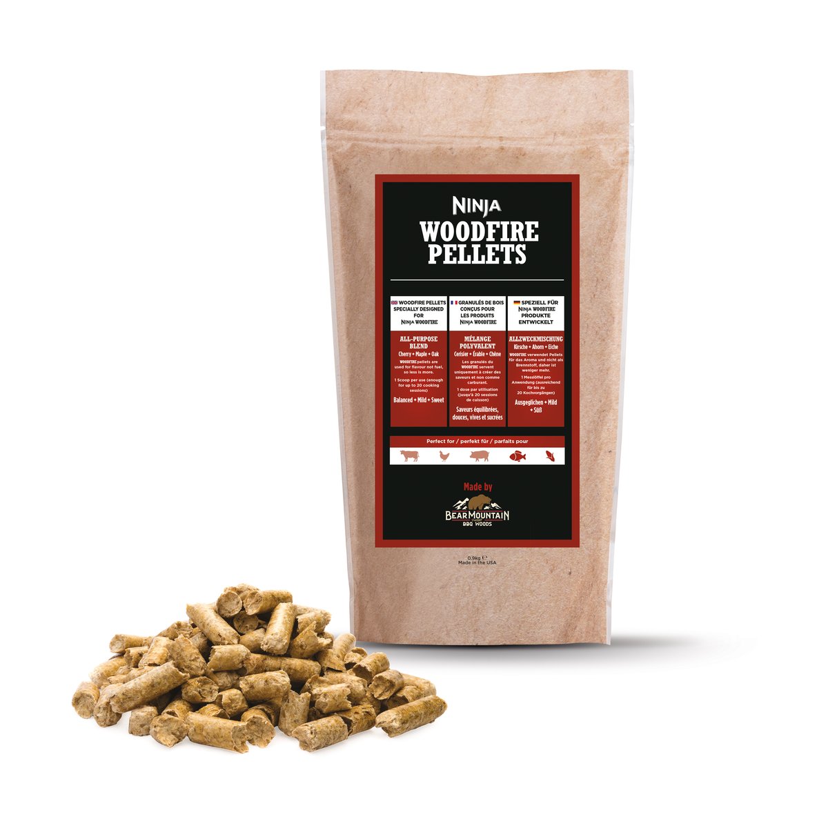 Woodfire pellets All-Purpose Blend 900 g