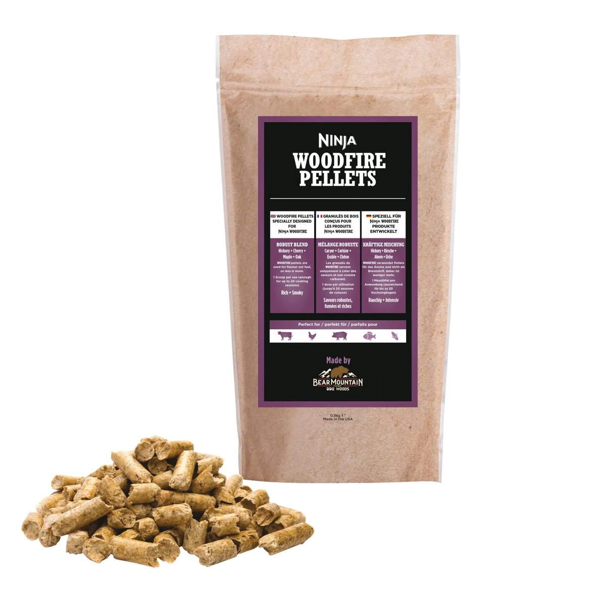 Woodfire pellets Robust Blend 900 g