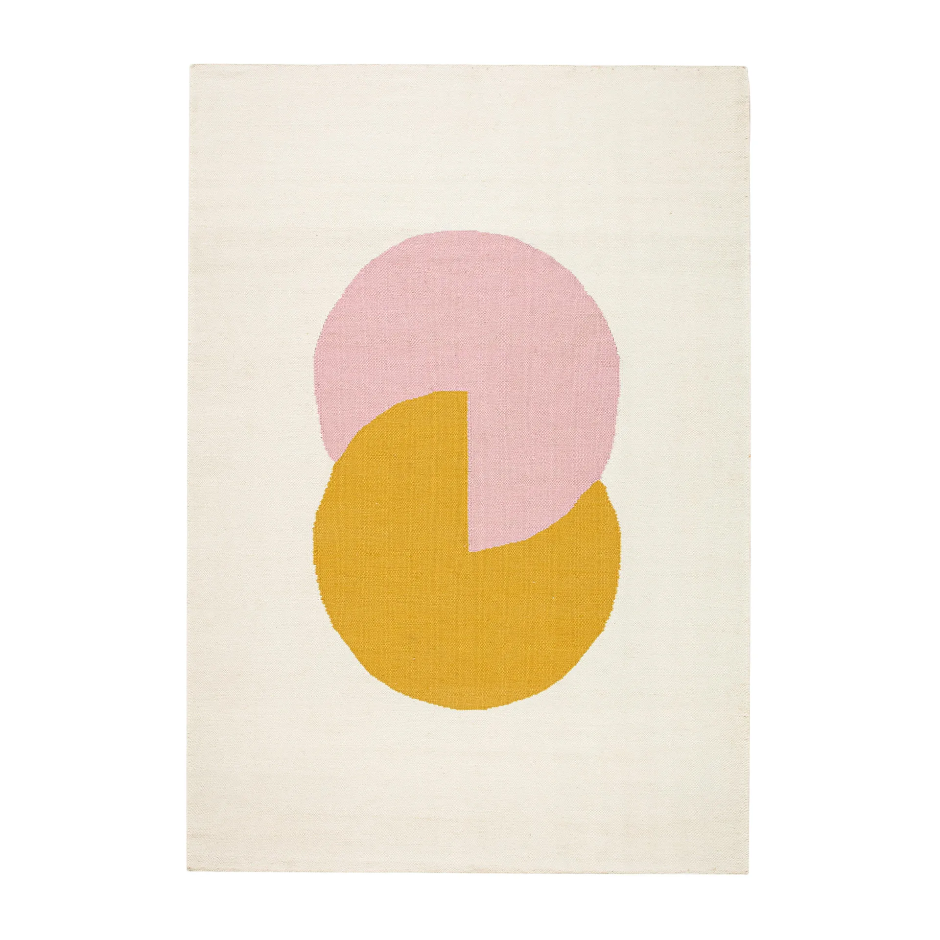 Circles blocks kelimteppe rosa, 170x240 cm NJRD
