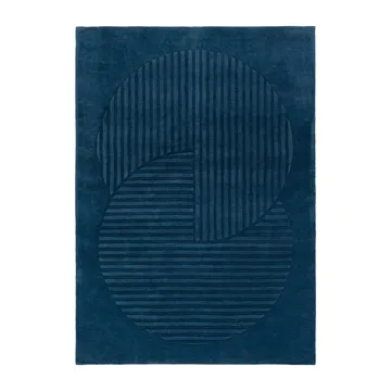 Levels Circles ullteppe - Blå, 200x300 cm - NJRD