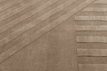 Levels Stripes ullteppe - Muldvarp, 200x300 cm - NJRD