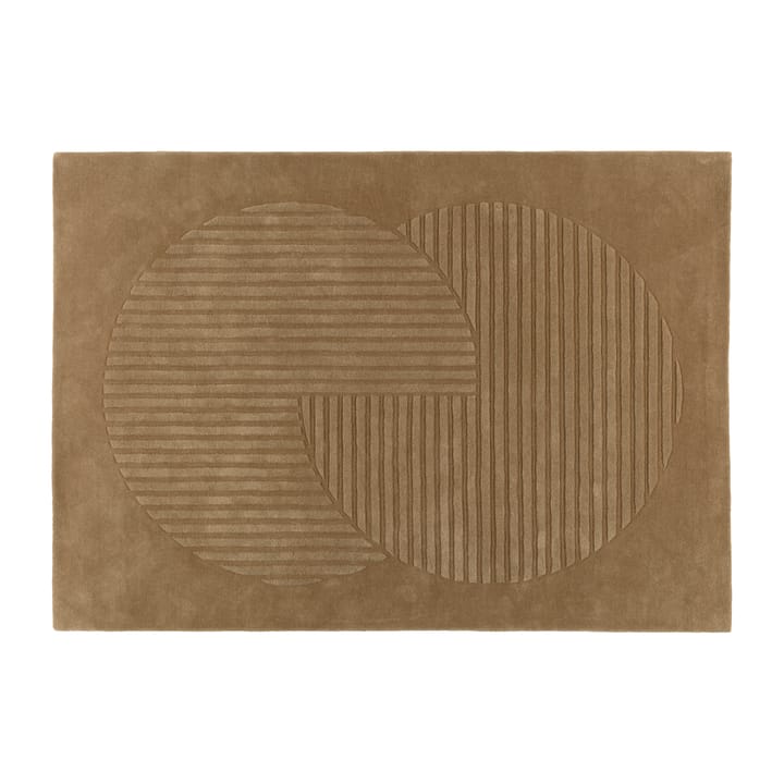 Levels ullteppe circles beige, 170 x 240 cm NJRD