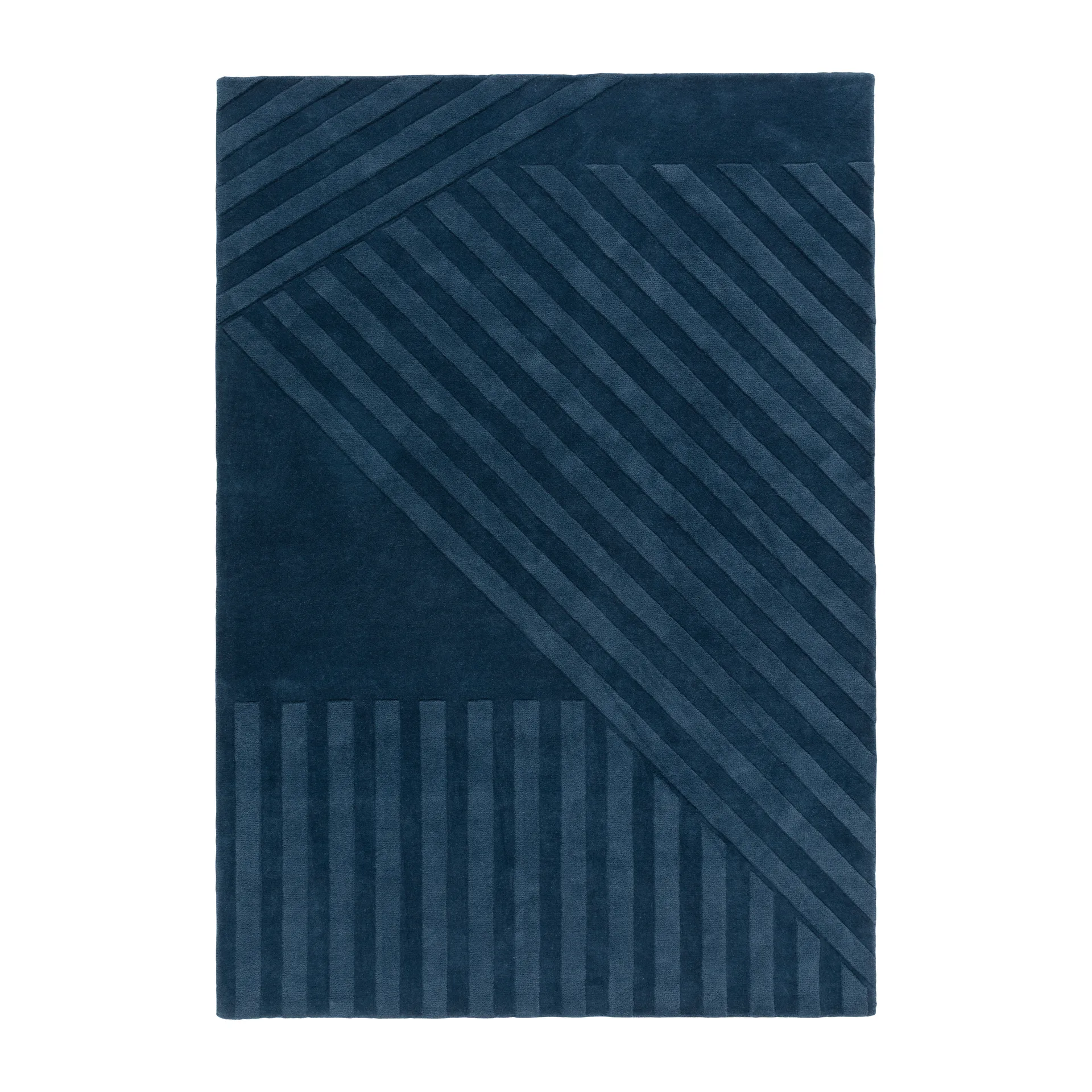 Levels ullteppe stripes blå, 200 x 300 cm NJRD