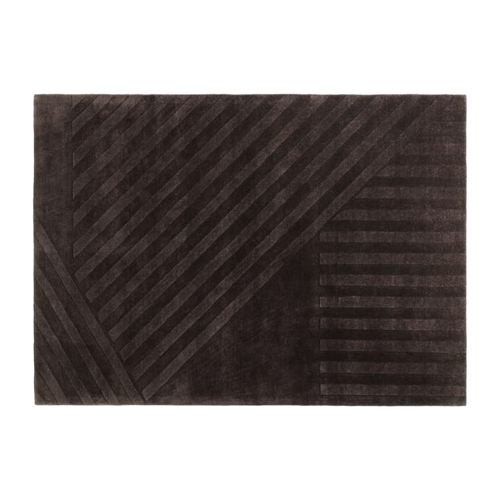 Levels ullteppe stripes brun, 170 x 240 cm NJRD