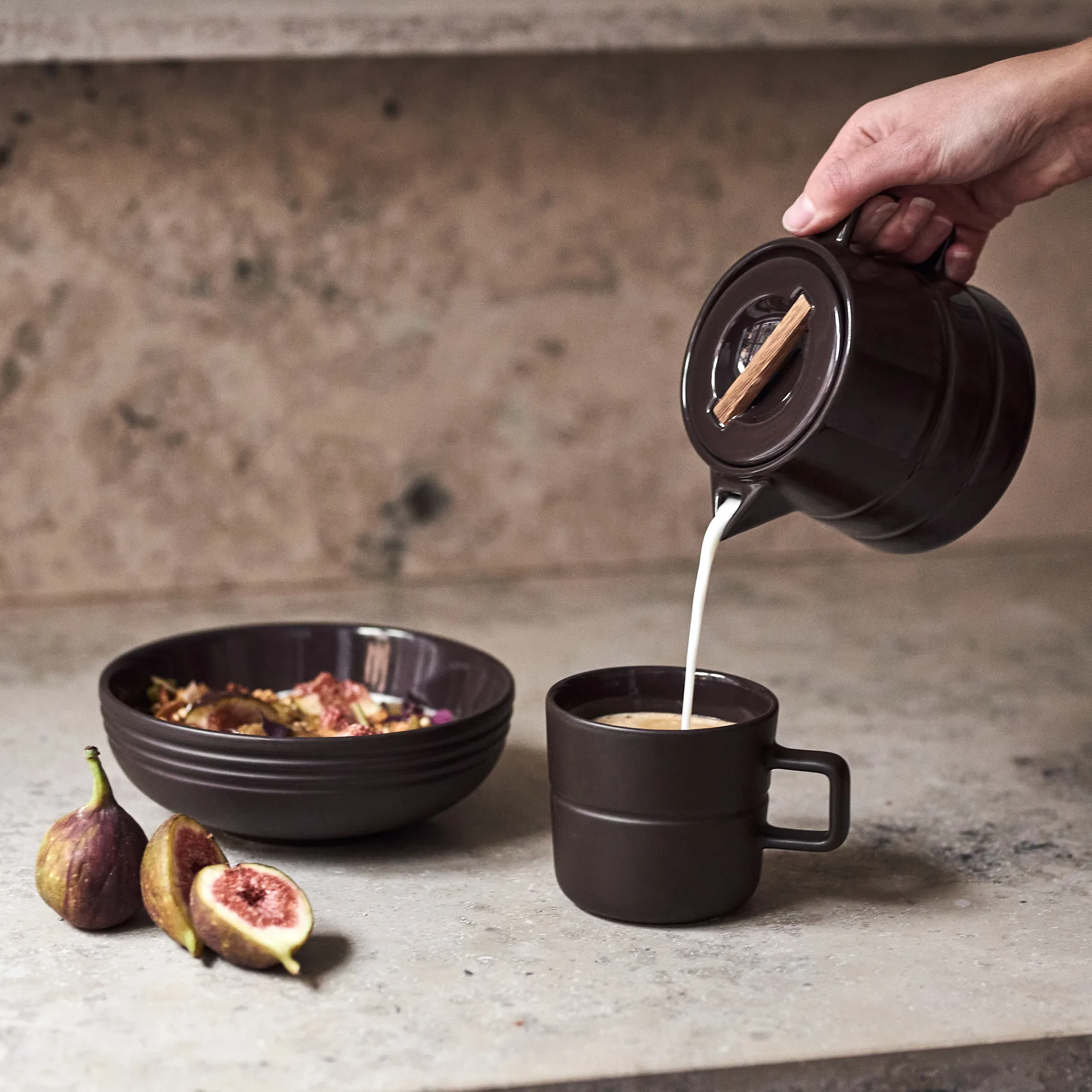 Lines melkekanne 50 cl, Brun NJRD