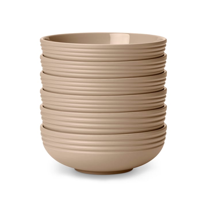 Lines skål Ø16 cm 6-stk., Beige NJRD