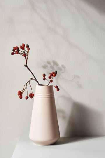 LInes vase 22 cm  - Beige - NJRD