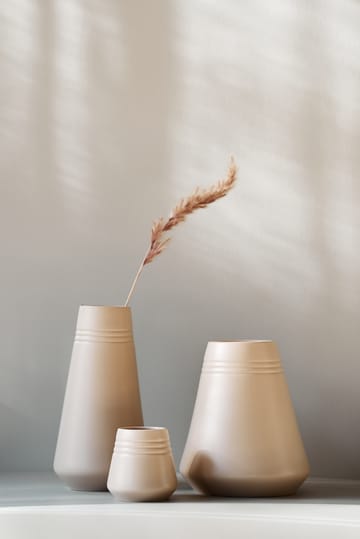 LInes vase 22 cm  - Beige - NJRD