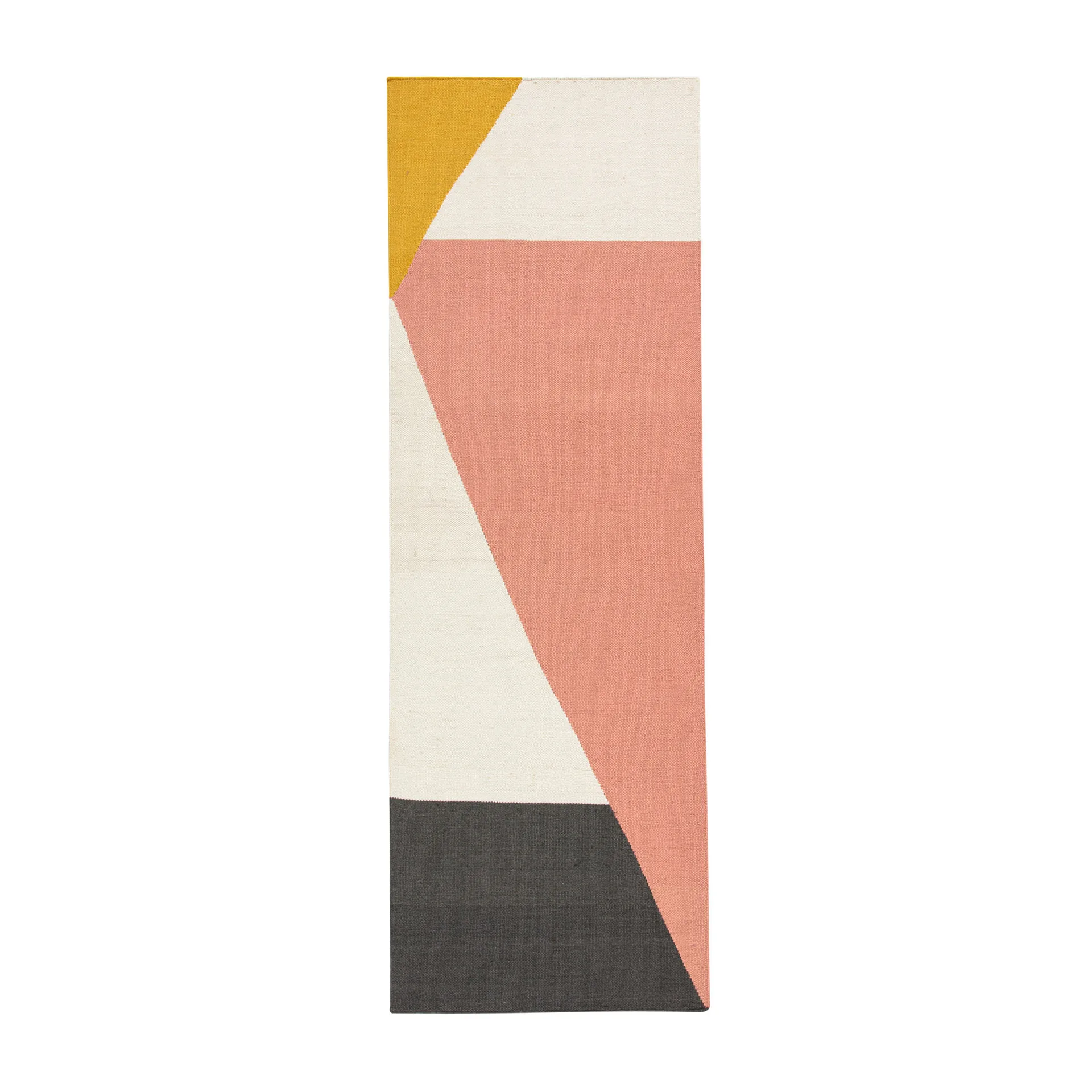 Stripes blocks kelimteppe rosa, 80x240 cm NJRD