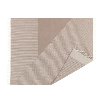 Stripes ullpledd 130 x 185 cm - Beige - NJRD