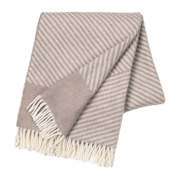 Stripes ullpledd 130 x 185 cm - Beige - NJRD