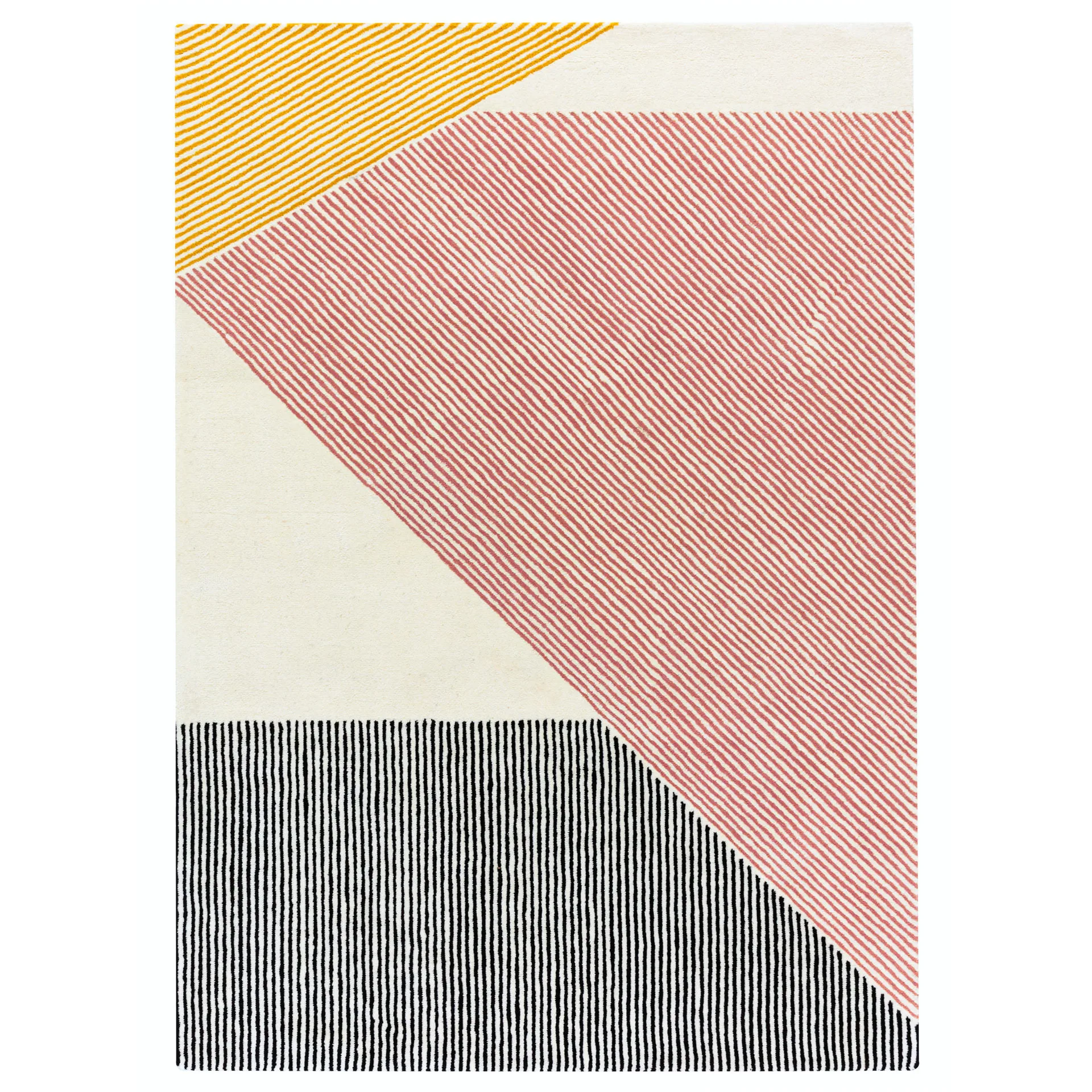 Stripes ullteppe rosa, 200x300 cm NJRD