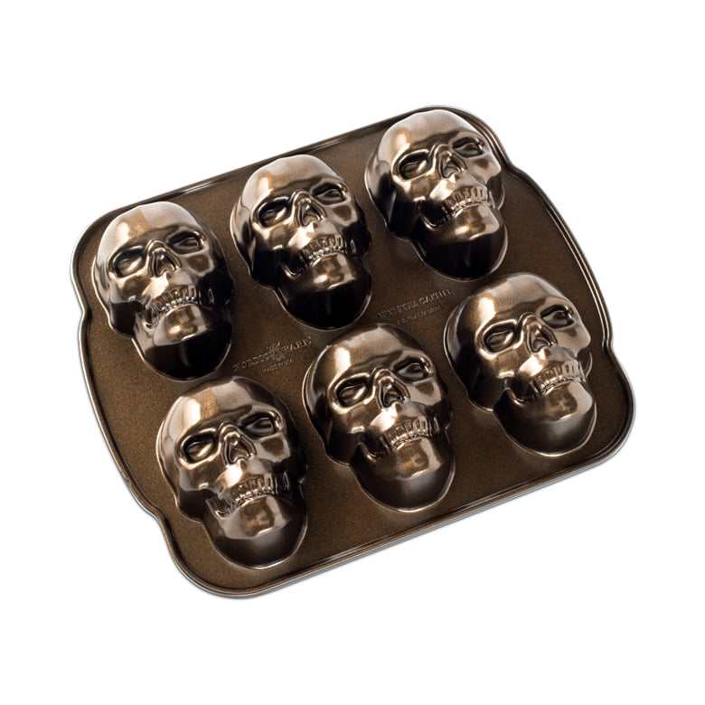 Nordic Ware Kakeform Dødninghoder 30x25 cm Brun