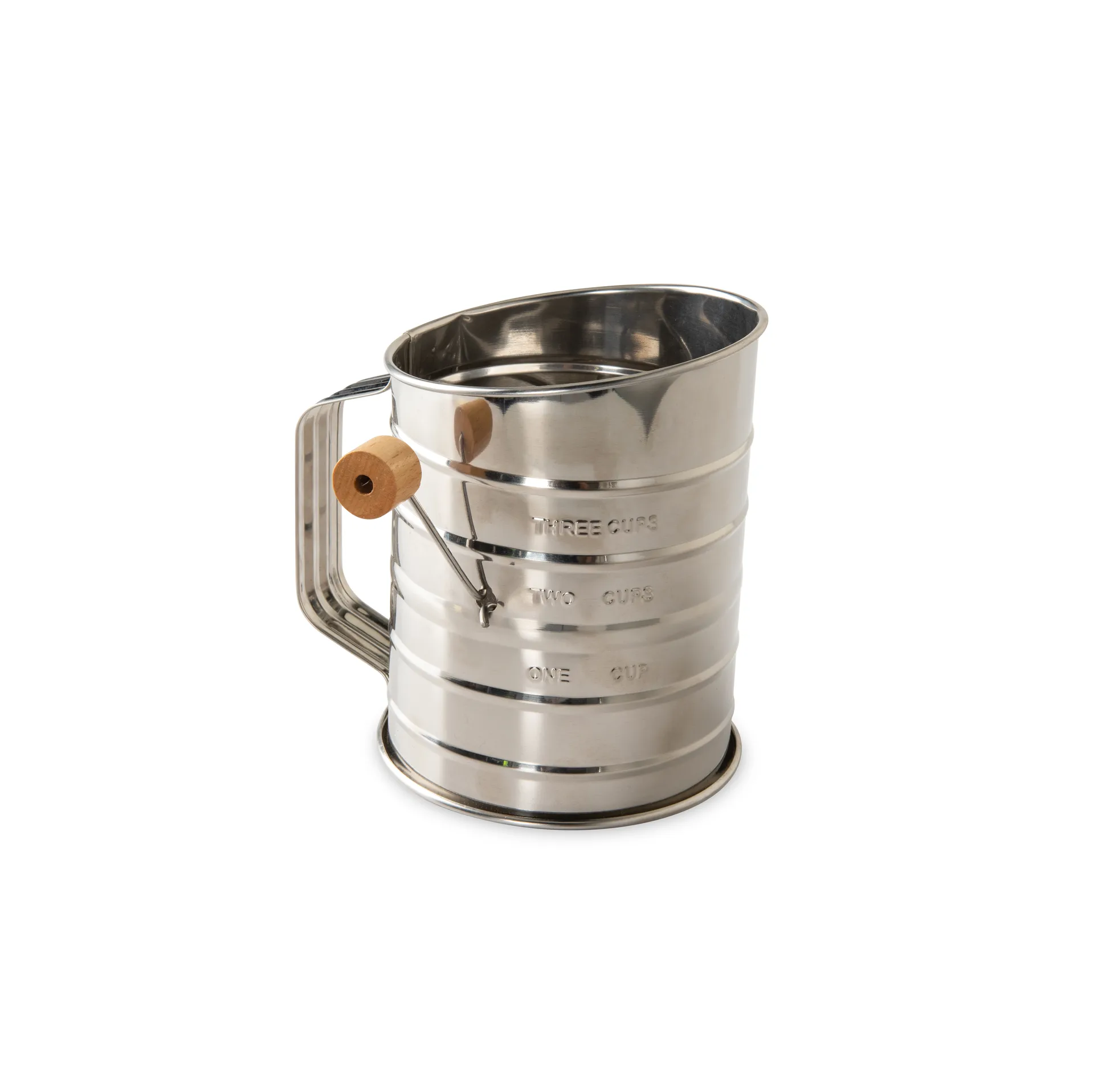Melisikt med trehåndtak, Rustfritt stål Nordic Ware