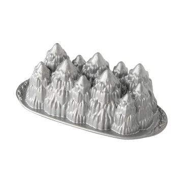 Nordic Ware Alpine forest bakeform - Sølv - Nordic Ware