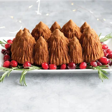 Nordic Ware Alpine forest bakeform - Sølv - Nordic Ware